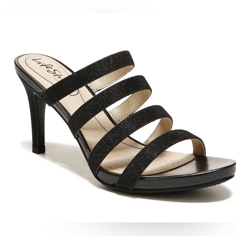 LifeStride Marquee‎ Women's Strappy Heels black size 10M (S10) NWOT